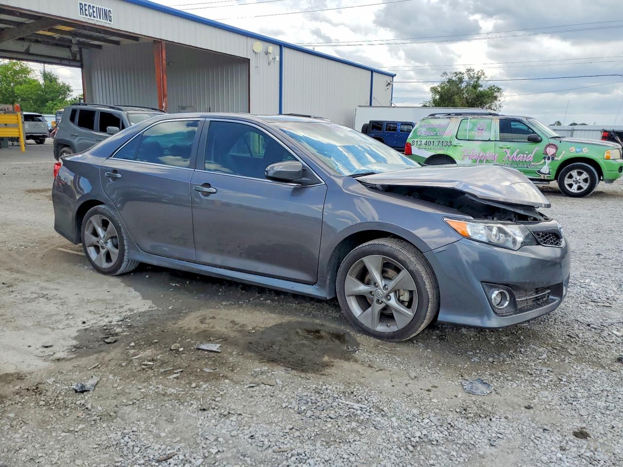 2013 Toyota Camry Se V6 Gray vin: 4T1BK1FK2DU531468