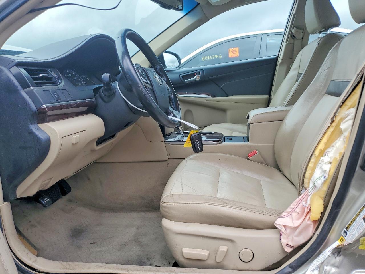 2014 Toyota Camry Xle V6 Beige vin: 4T1BK1FK2EU024037