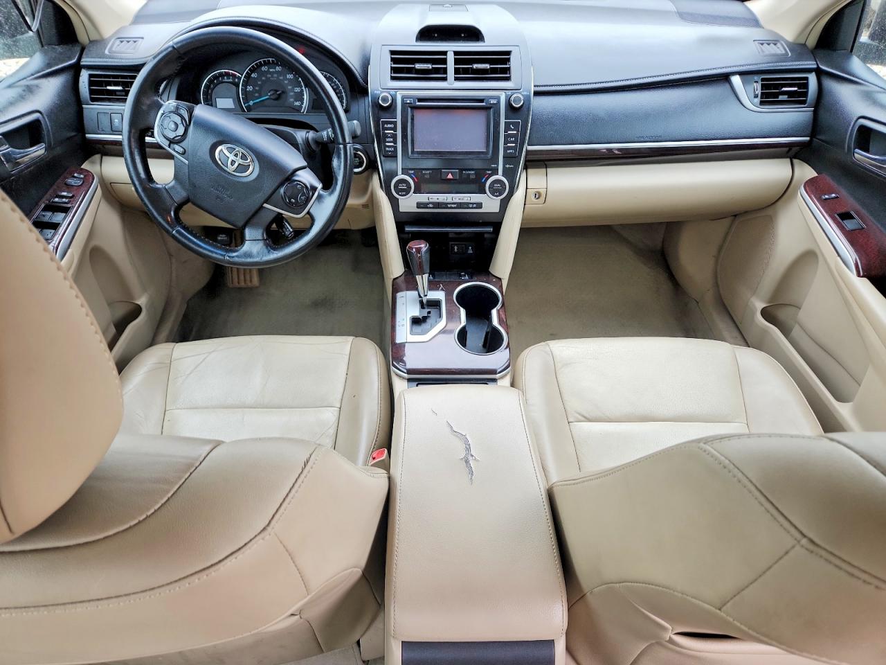 2014 Toyota Camry Xle V6 Beige vin: 4T1BK1FK2EU024037