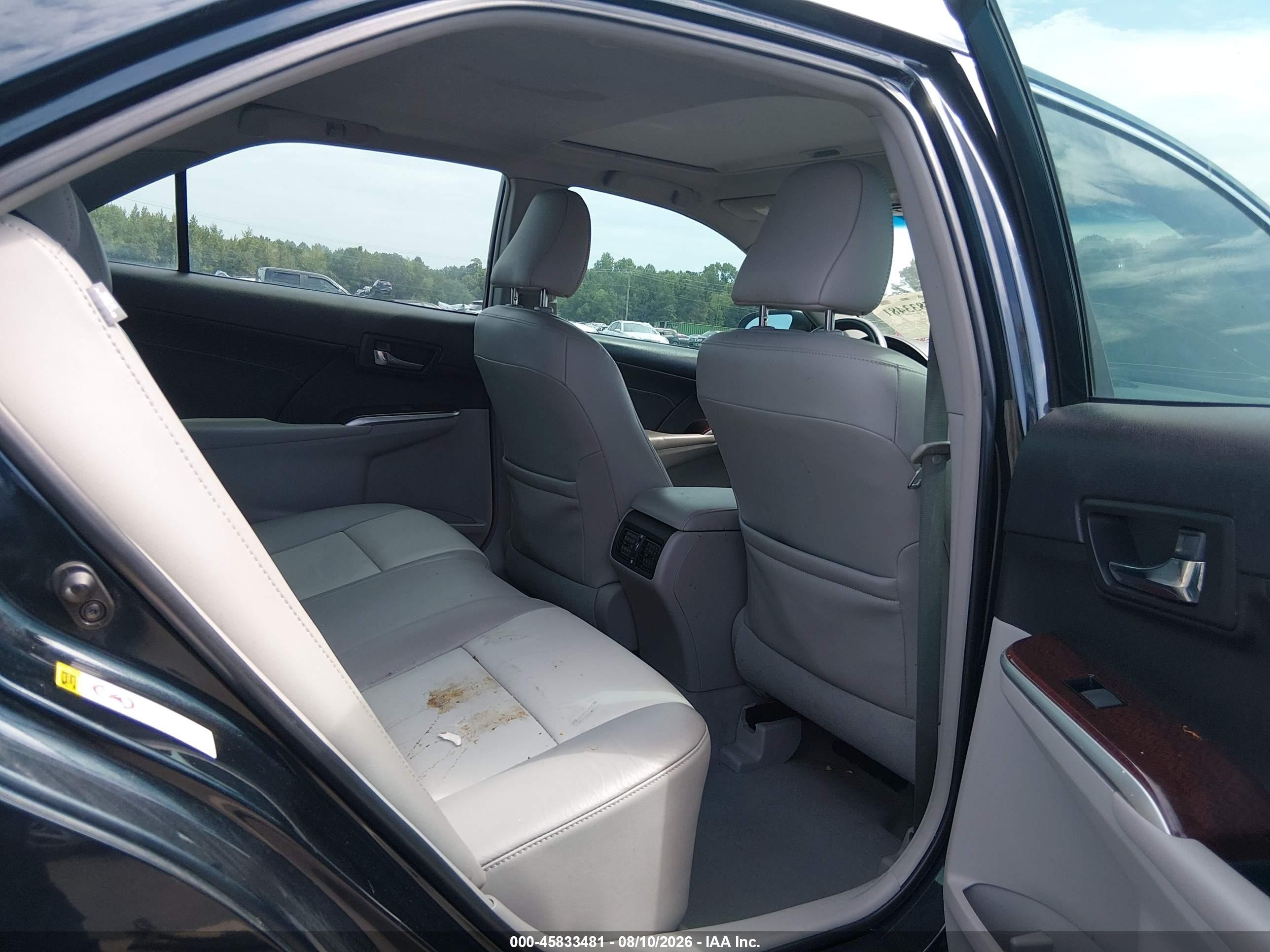 2014 Toyota Camry Xle V6 Black vin: 4T1BK1FK2EU024619