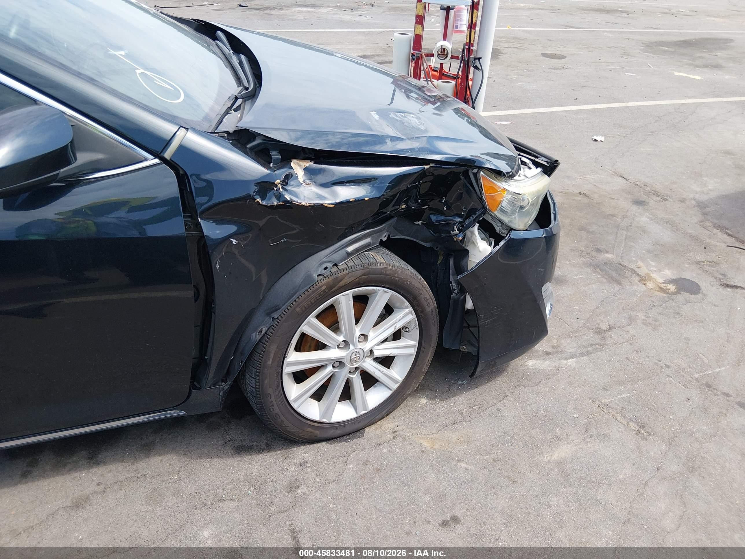 2014 Toyota Camry Xle V6 Black vin: 4T1BK1FK2EU024619