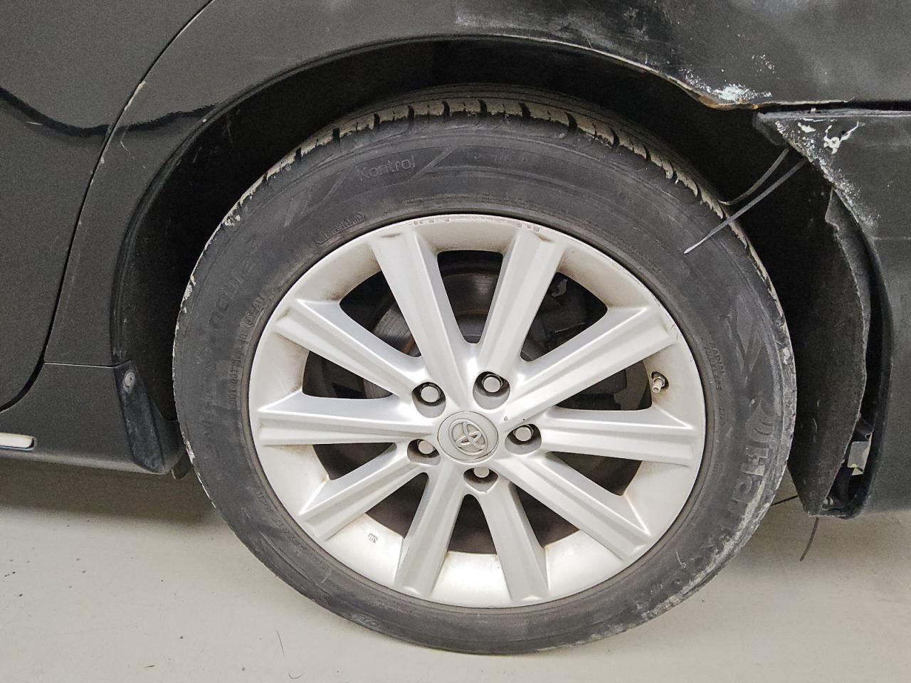 2014 Toyota Camry Xle V6 Black vin: 4T1BK1FK2EU025561 Damage: Left Rear Wheel, Curb Rash, 5 To 6 Inches