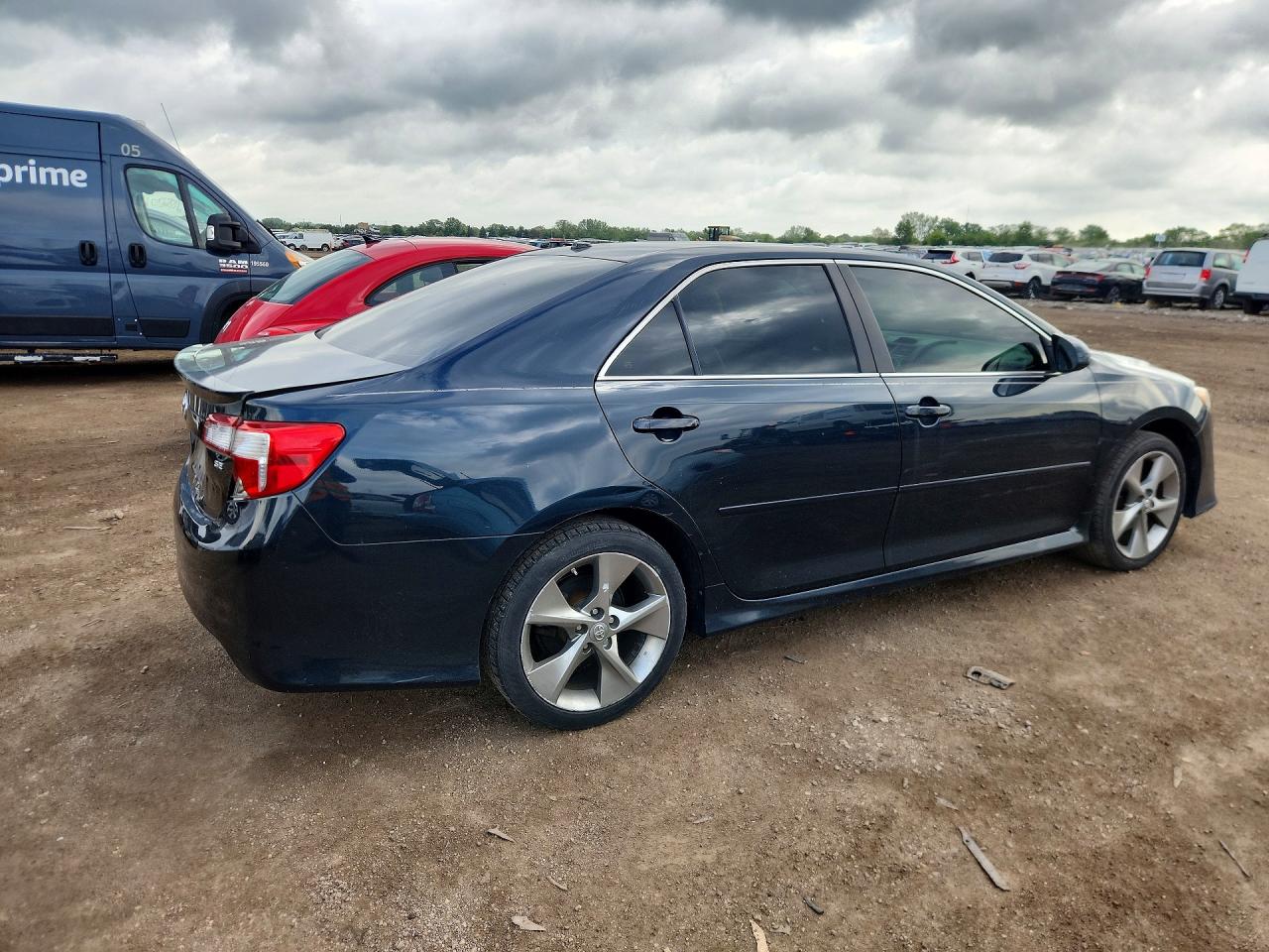 2014 Toyota Camry Se V6 Black vin: 4T1BK1FK2EU540284