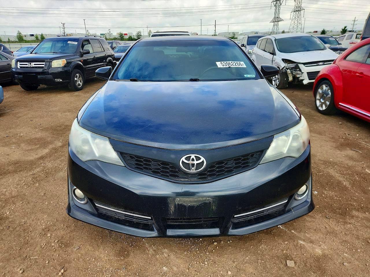 2014 Toyota Camry Se V6 Black vin: 4T1BK1FK2EU540284