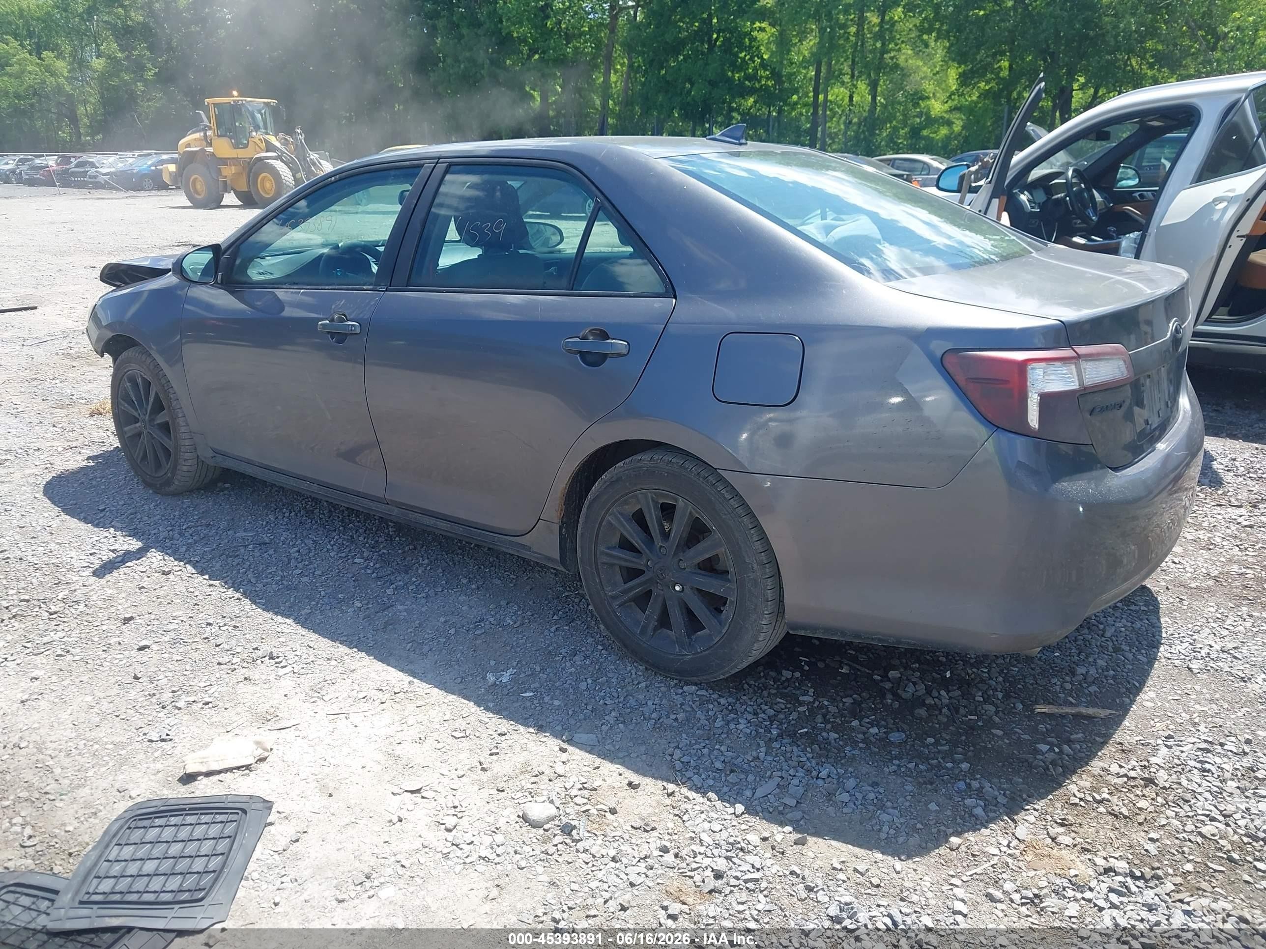 2014 Toyota Camry Xle V6 Gray vin: 4T1BK1FK2EU542231
