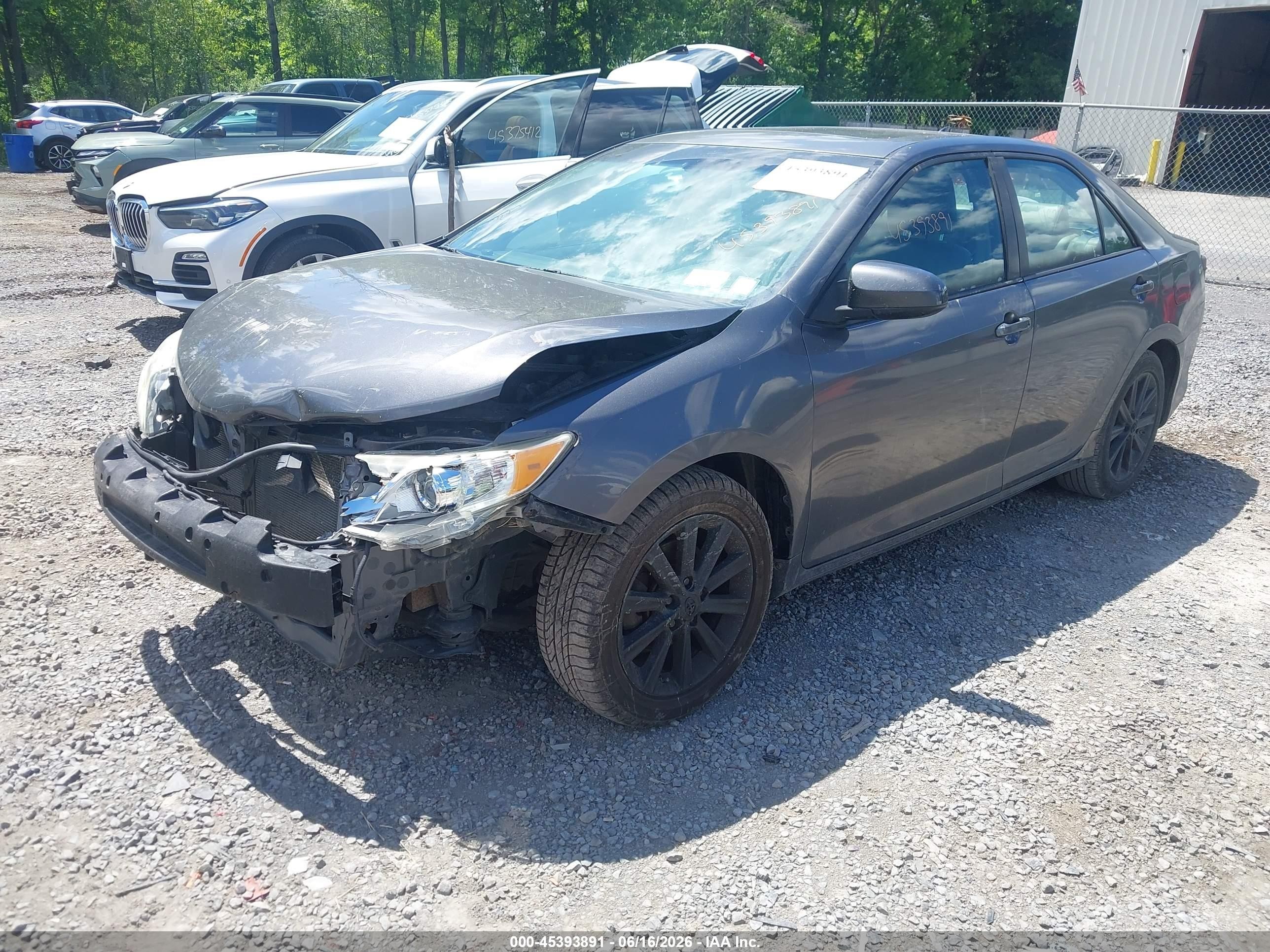 2014 Toyota Camry Xle V6 Gray vin: 4T1BK1FK2EU542231