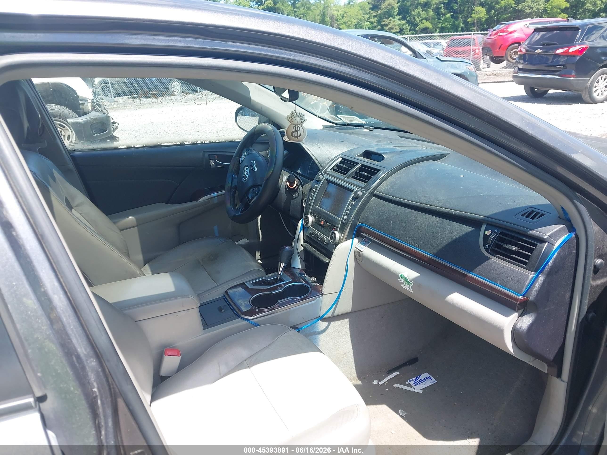 2014 Toyota Camry Xle V6 Gray vin: 4T1BK1FK2EU542231