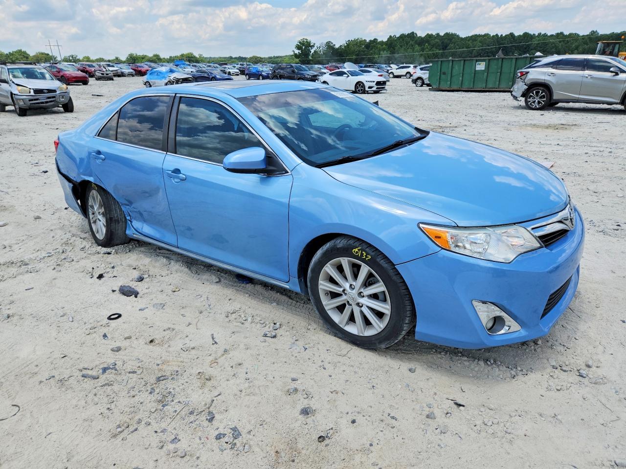 2014 Toyota Camry Xle V6 Синий vin: 4T1BK1FK2EU542326