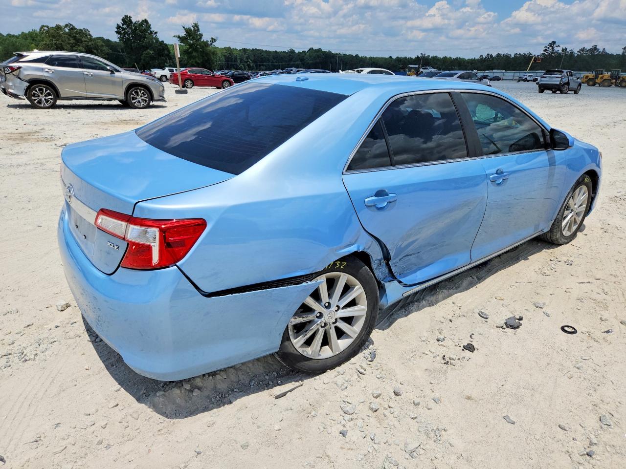 2014 Toyota Camry Xle V6 Синий vin: 4T1BK1FK2EU542326