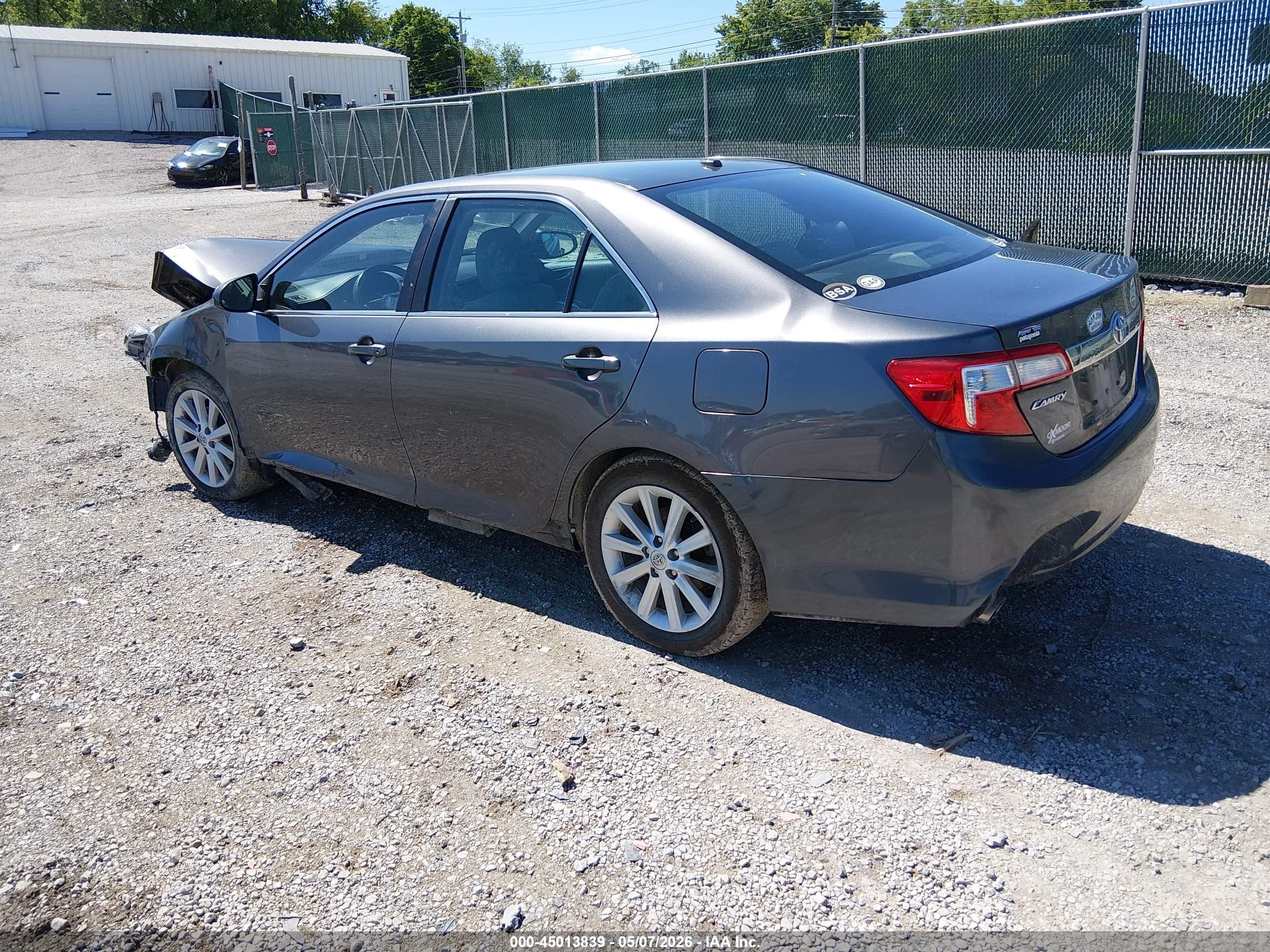 2014 Toyota Camry Xle V6 Серый vin: 4T1BK1FK2EU544531