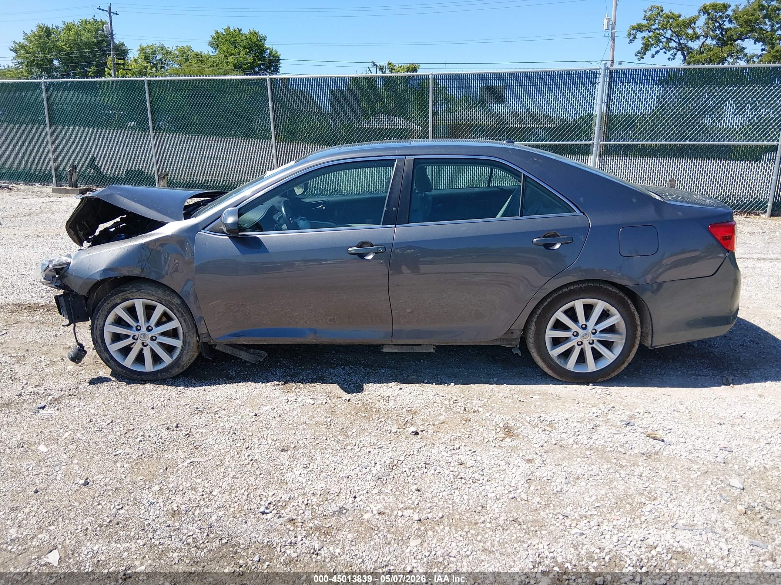 2014 Toyota Camry Xle V6 Серый vin: 4T1BK1FK2EU544531