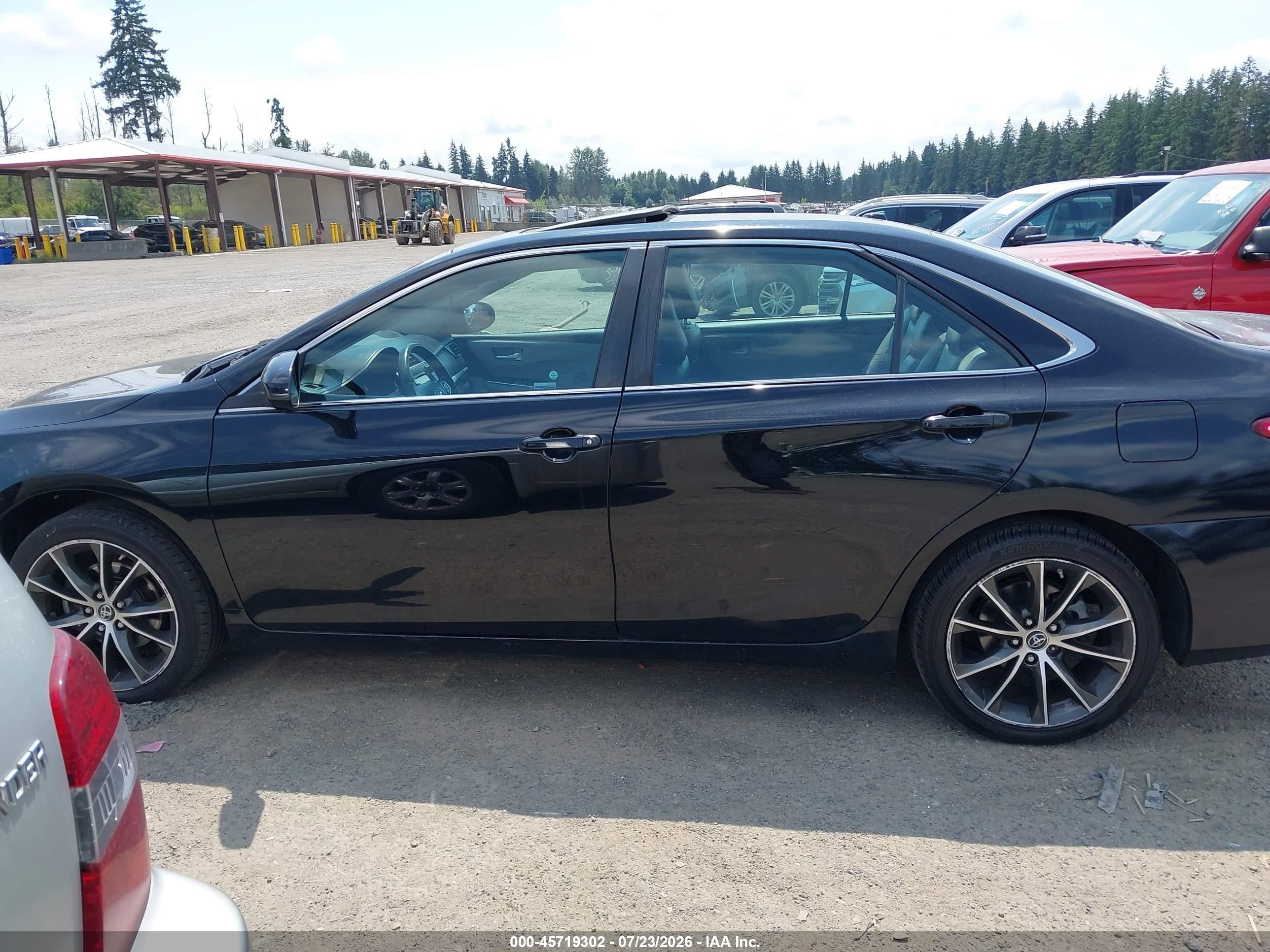 2015 Toyota Camry Xse V6 Black vin: 4T1BK1FK2FU554252