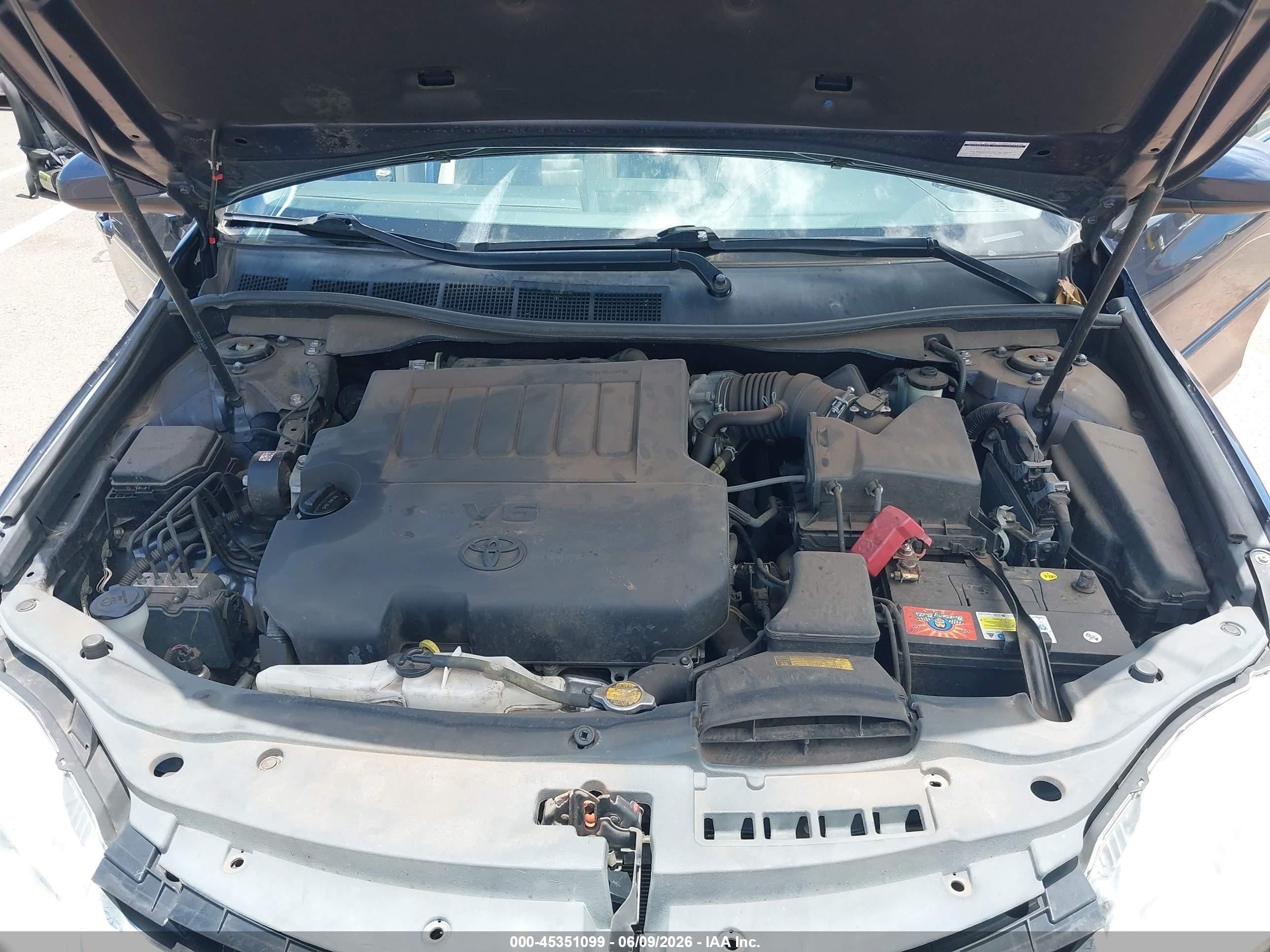 2015 Toyota Camry Xle V6 Blue vin: 4T1BK1FK2FU565591