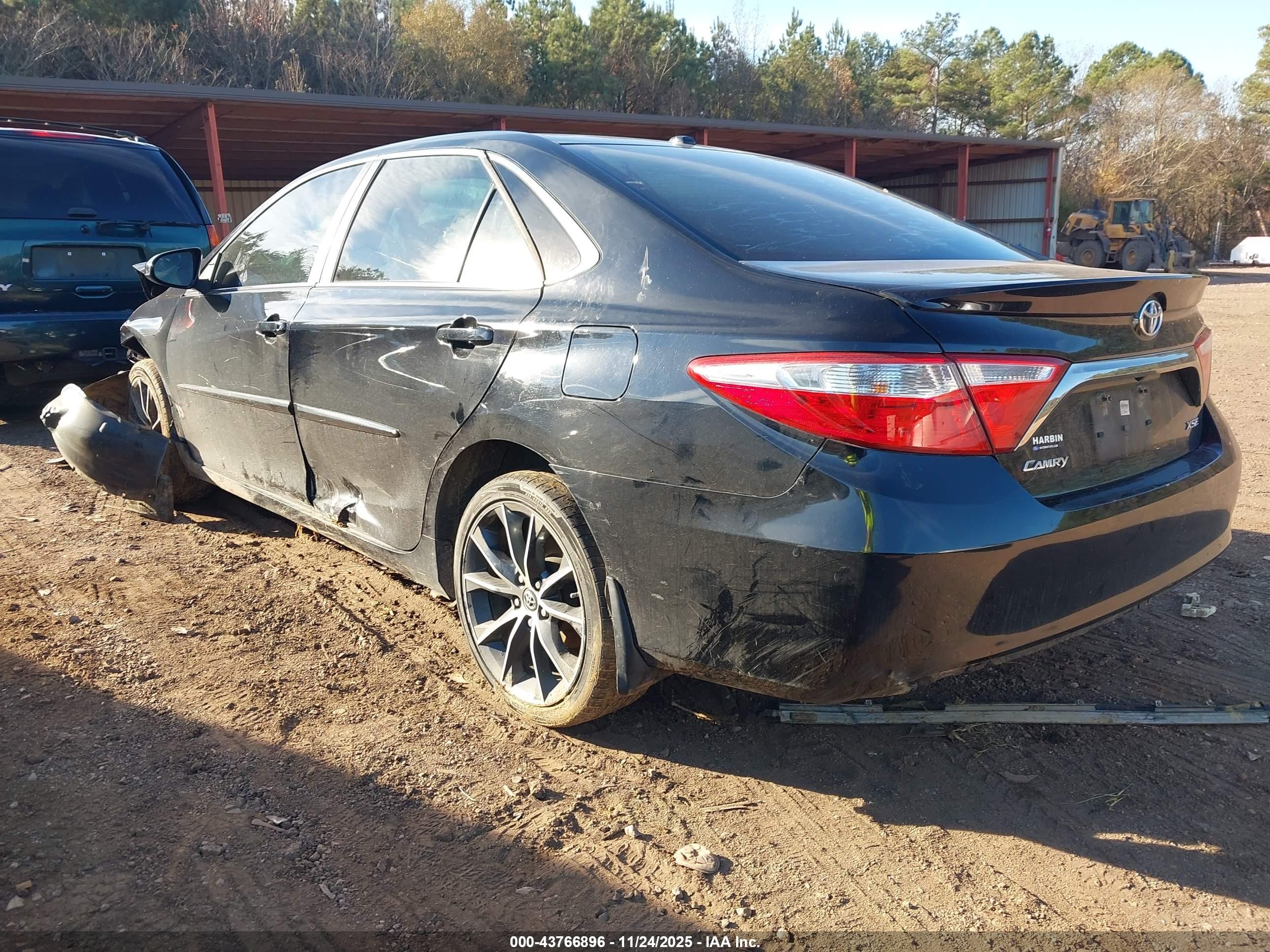 2015 Toyota Camry Xse V6 Black vin: 4T1BK1FK2FU567938