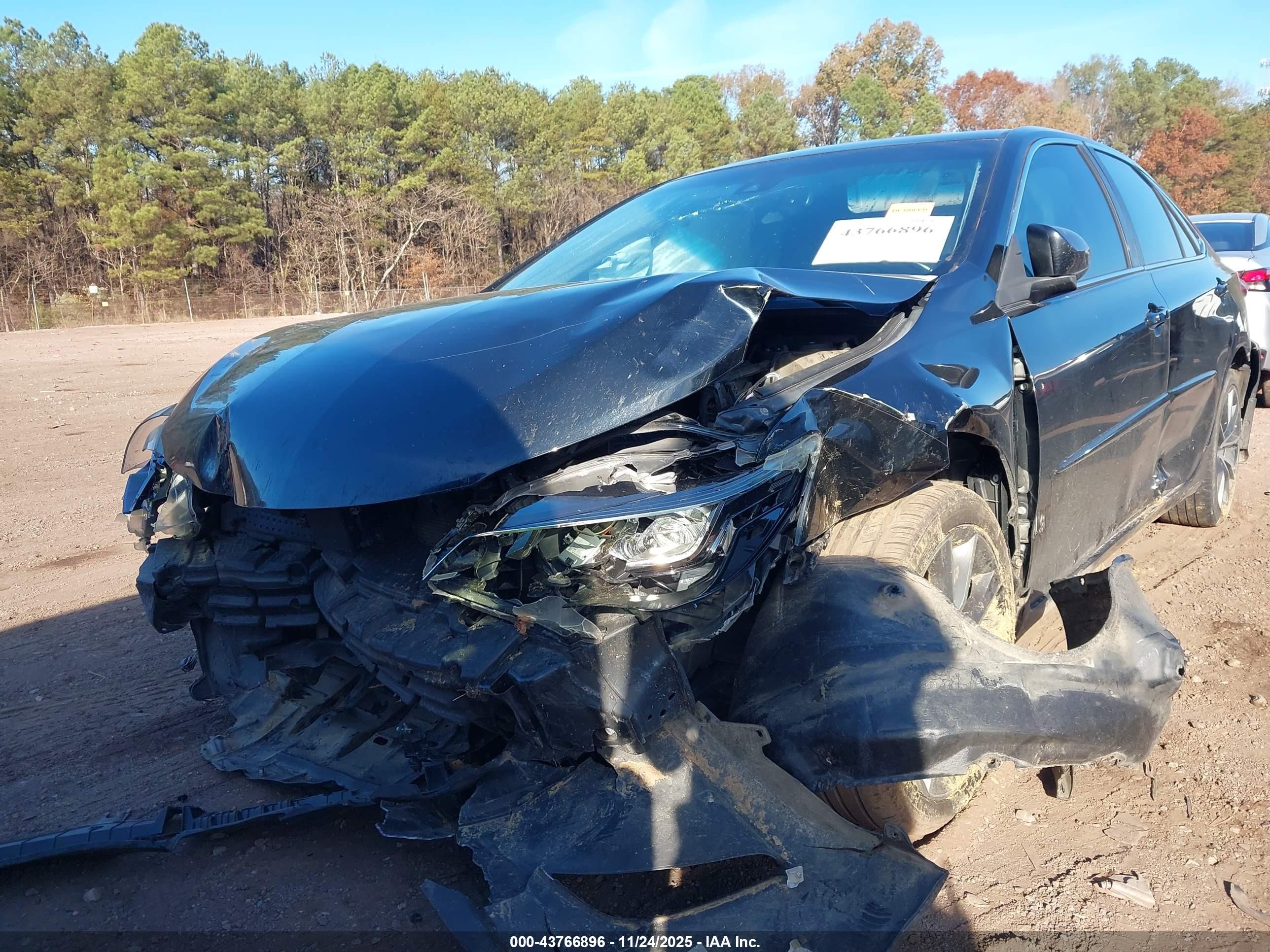 2015 Toyota Camry Xse V6 Black vin: 4T1BK1FK2FU567938