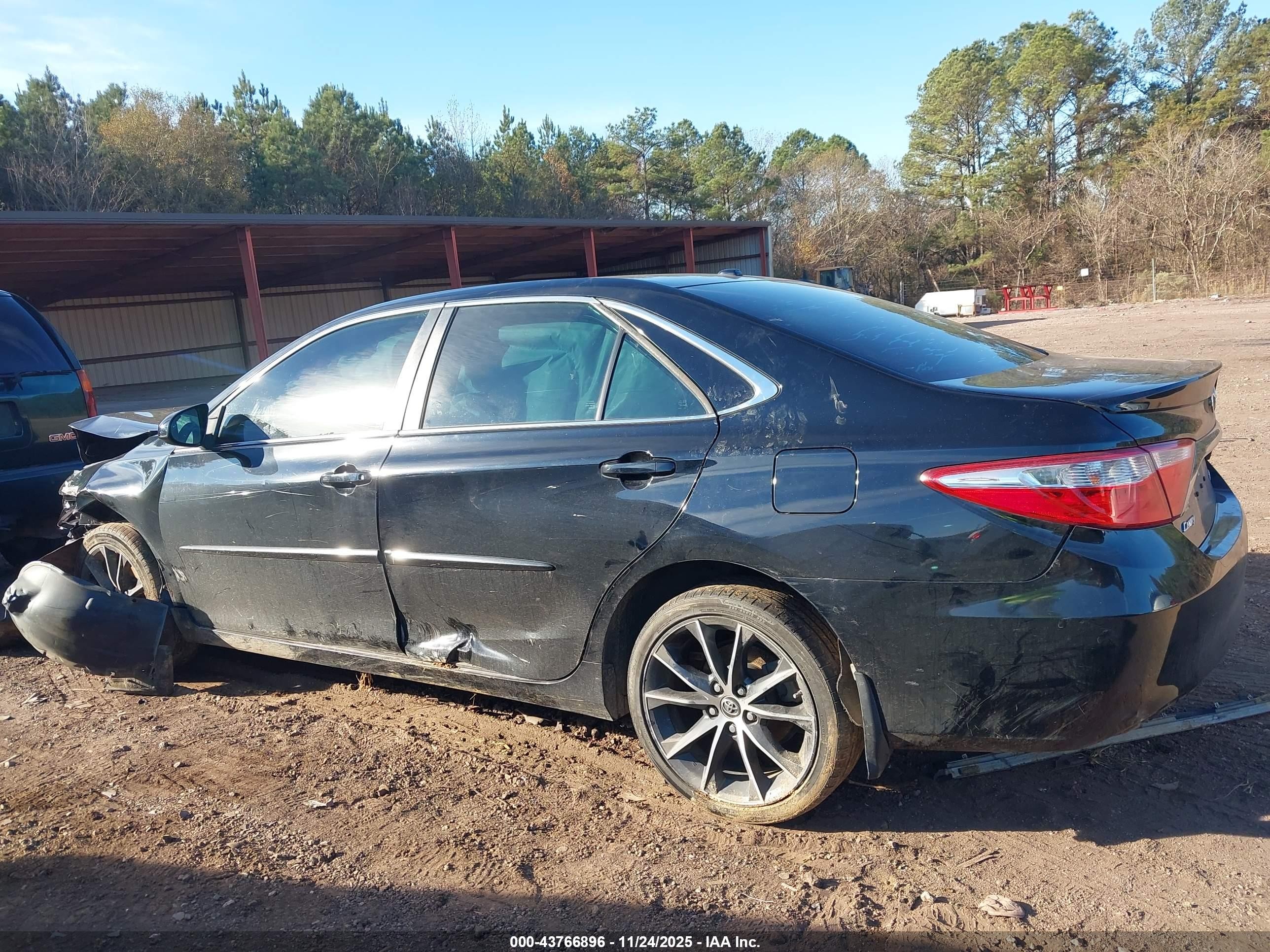 2015 Toyota Camry Xse V6 Black vin: 4T1BK1FK2FU567938
