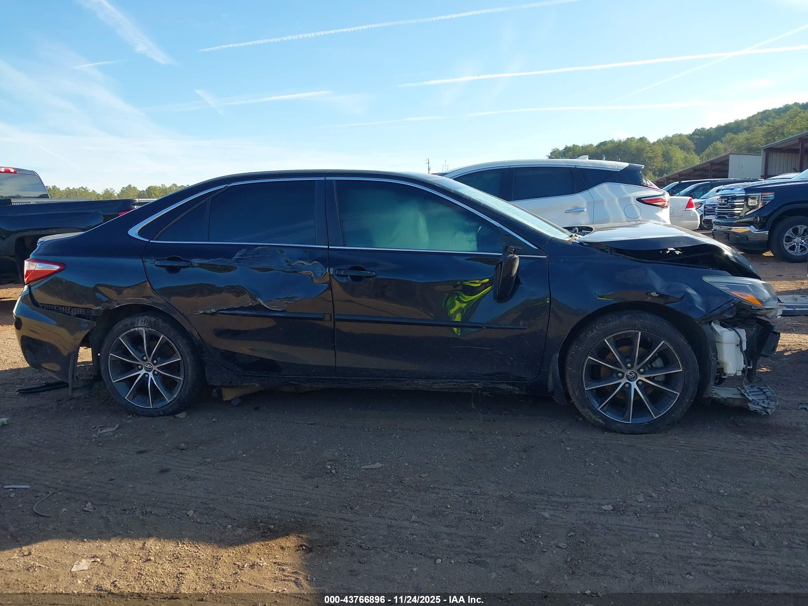 2015 Toyota Camry Xse V6 Black vin: 4T1BK1FK2FU567938