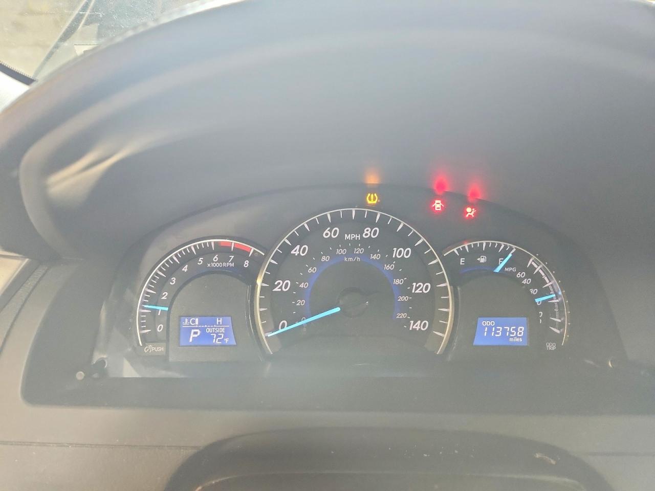 2012 Toyota Camry Xle V6 Черный vin: 4T1BK1FK3CU013173
