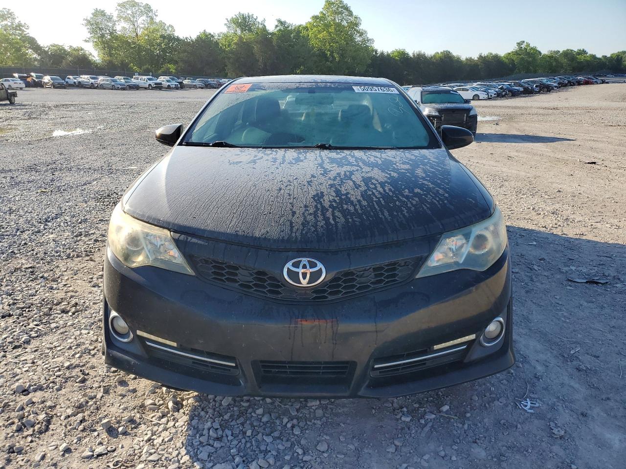 2012 Toyota Camry Se V6 Black vin: 4T1BK1FK3CU018194