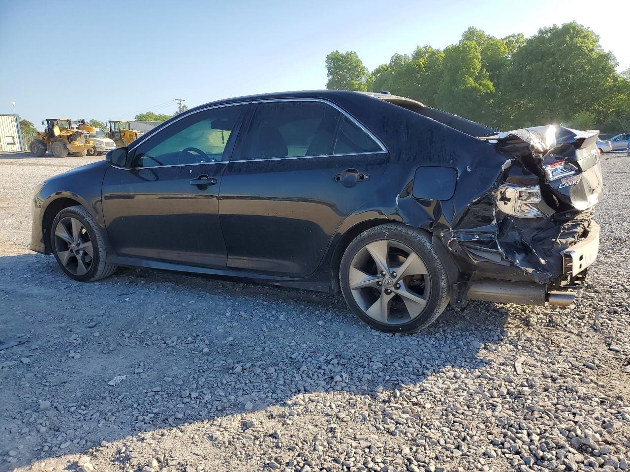 2012 Toyota Camry Se V6 Black vin: 4T1BK1FK3CU018194