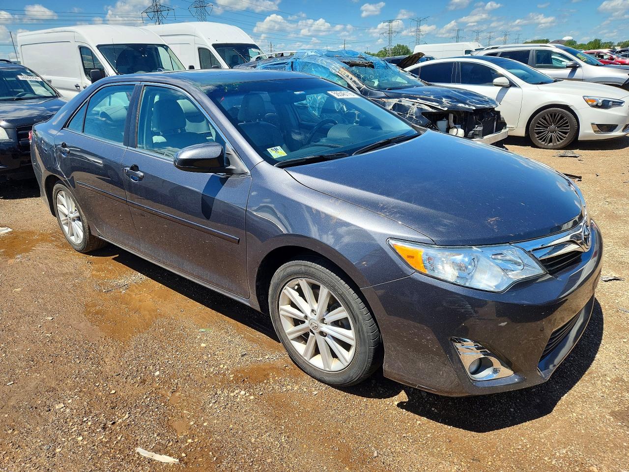 2012 Toyota Camry Xle V6 Gray vin: 4T1BK1FK3CU500227