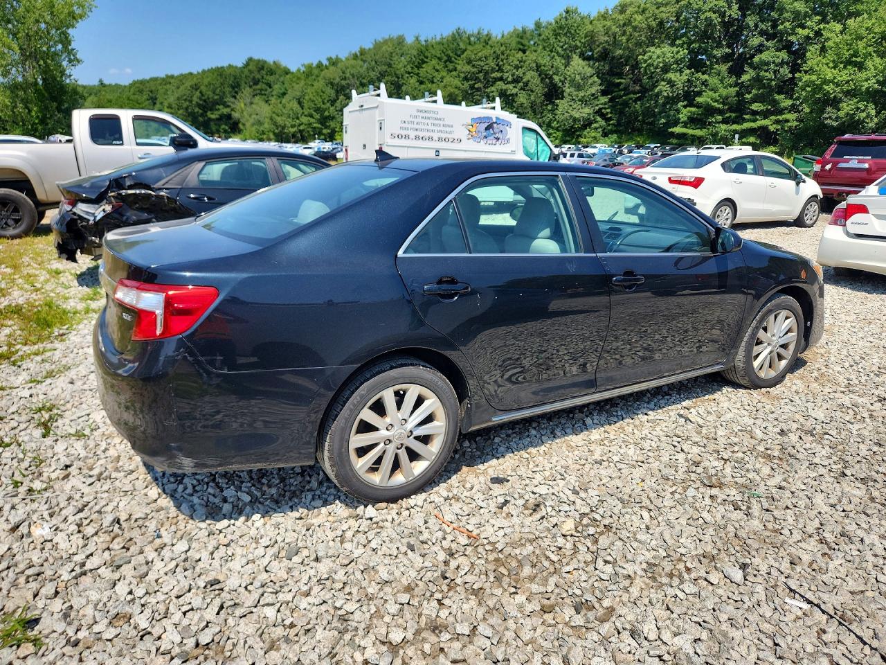 2012 Toyota Camry Xle V6 Black vin: 4T1BK1FK3CU509266