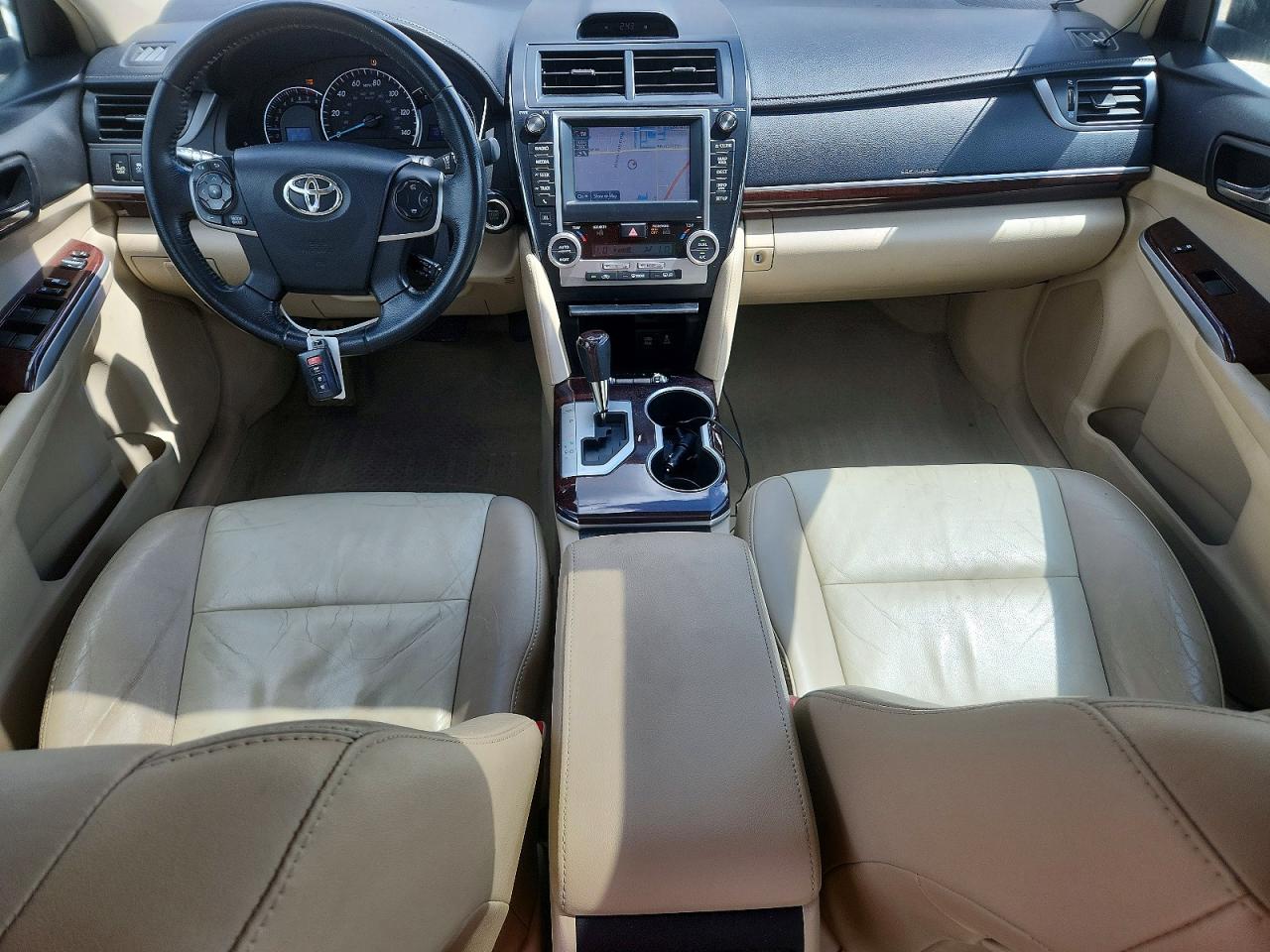 2012 Toyota Camry Xle V6 Бежевый vin: 4T1BK1FK3CU513916