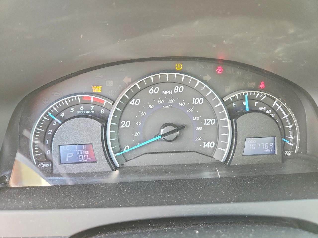 2012 Toyota Camry Xle V6 Бежевый vin: 4T1BK1FK3CU513916