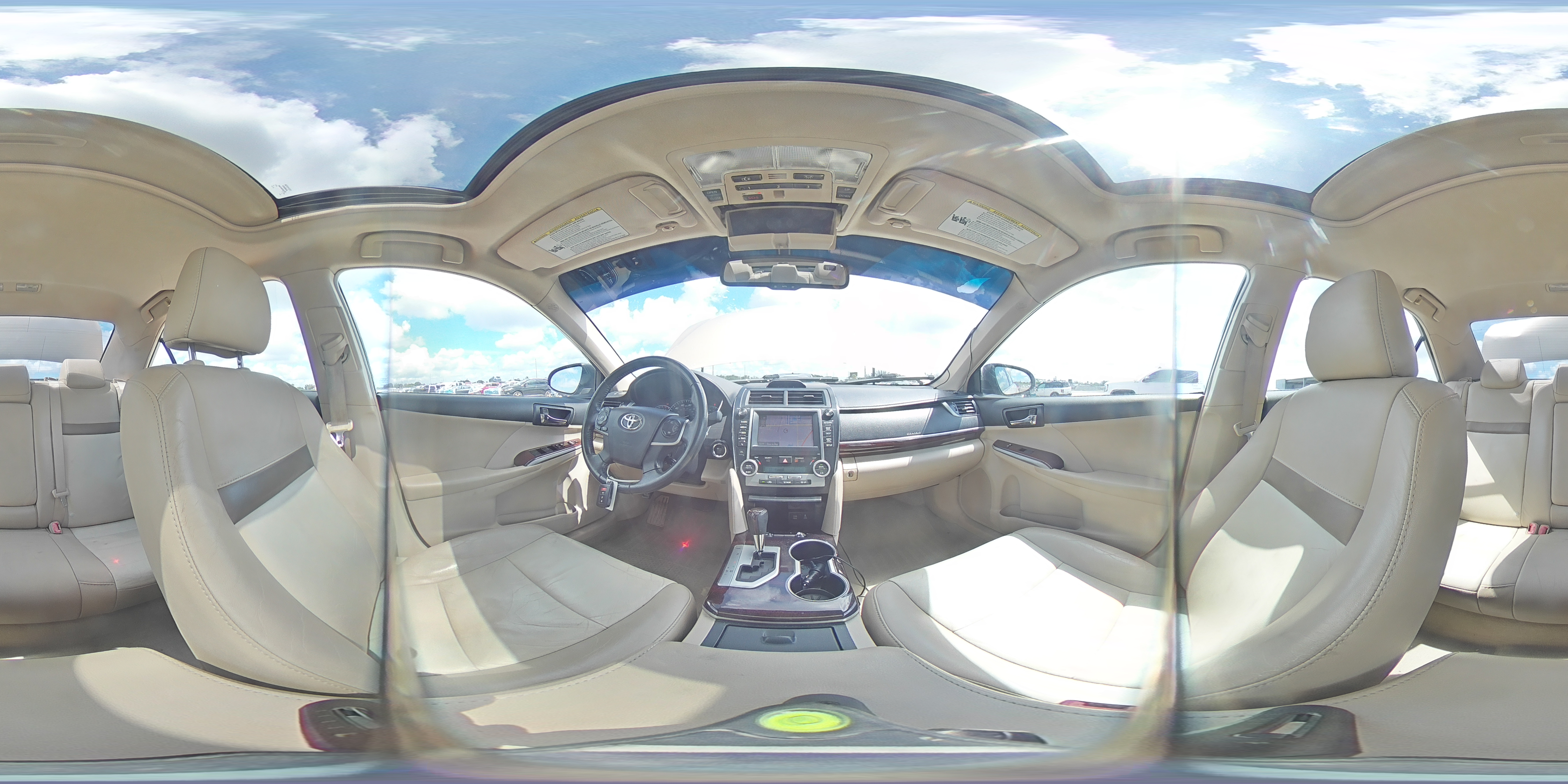 2012 Toyota Camry Xle V6 Бежевый vin: 4T1BK1FK3CU513916