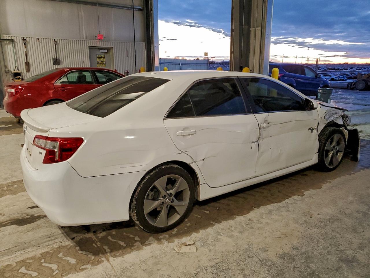 2012 Toyota Camry Se White vin: 4T1BK1FK3CU514029