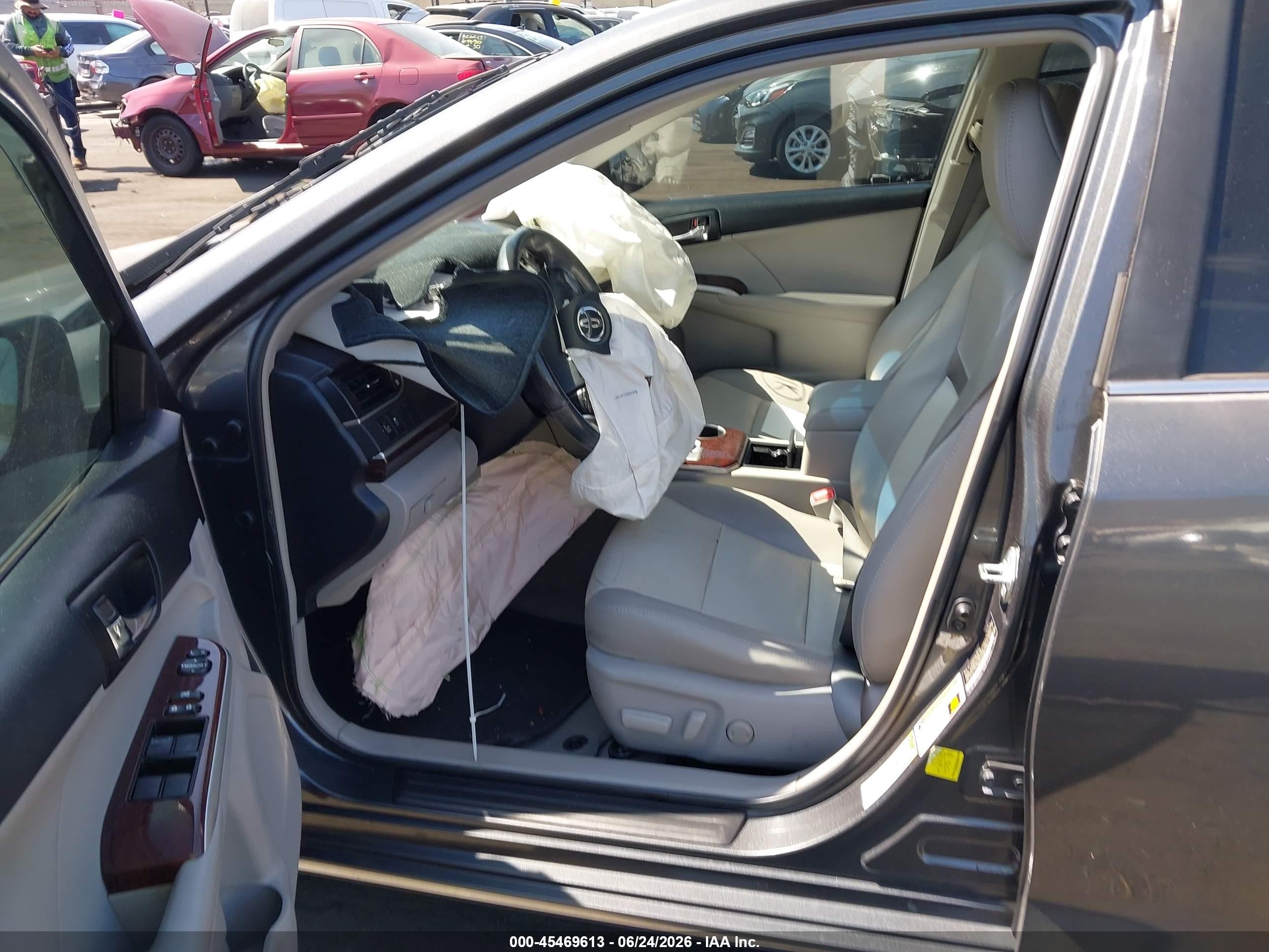 2012 Toyota Camry Xle V6 Серый vin: 4T1BK1FK3CU517139