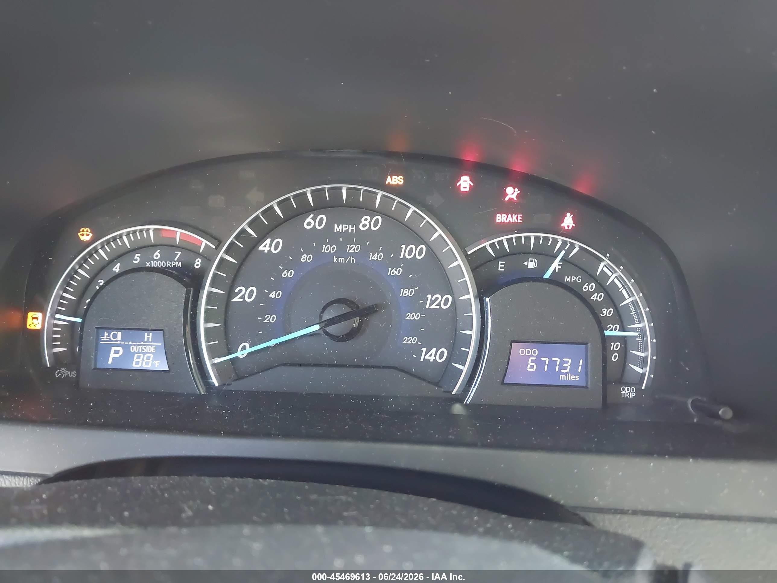 2012 Toyota Camry Xle V6 Серый vin: 4T1BK1FK3CU517139