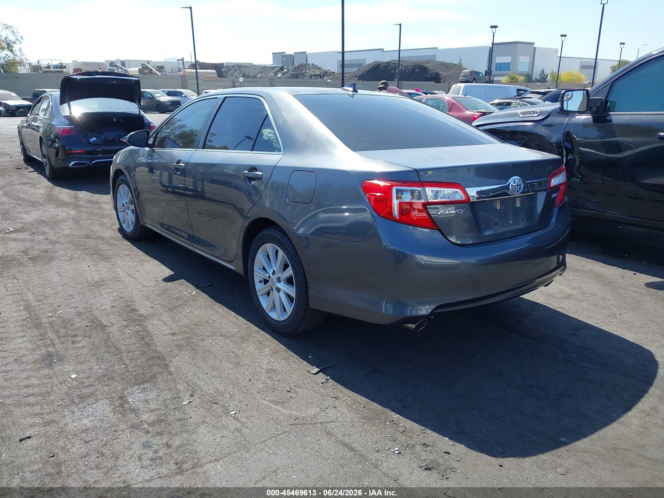 2012 Toyota Camry Xle V6 Серый vin: 4T1BK1FK3CU517139