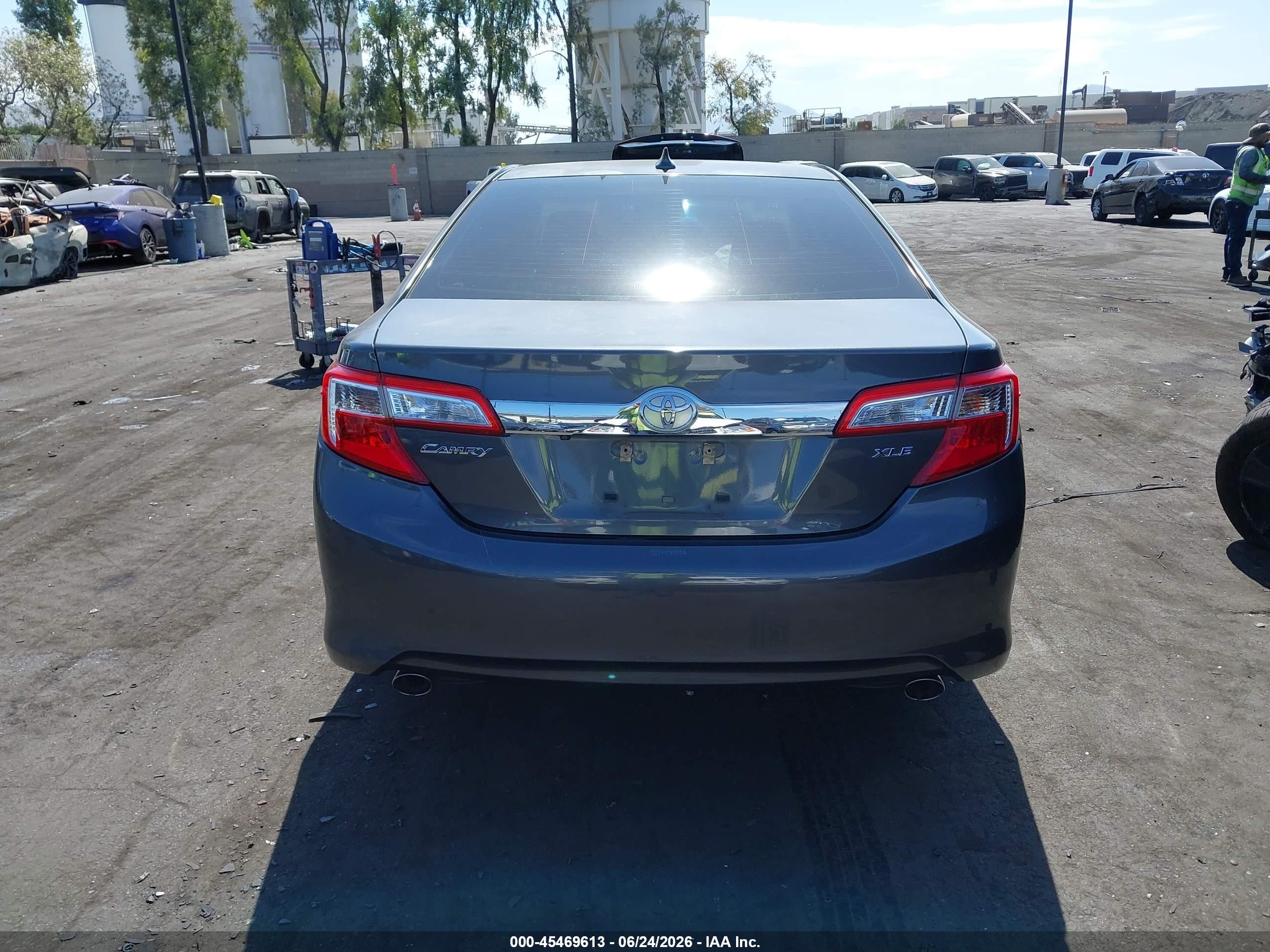 2012 Toyota Camry Xle V6 Серый vin: 4T1BK1FK3CU517139