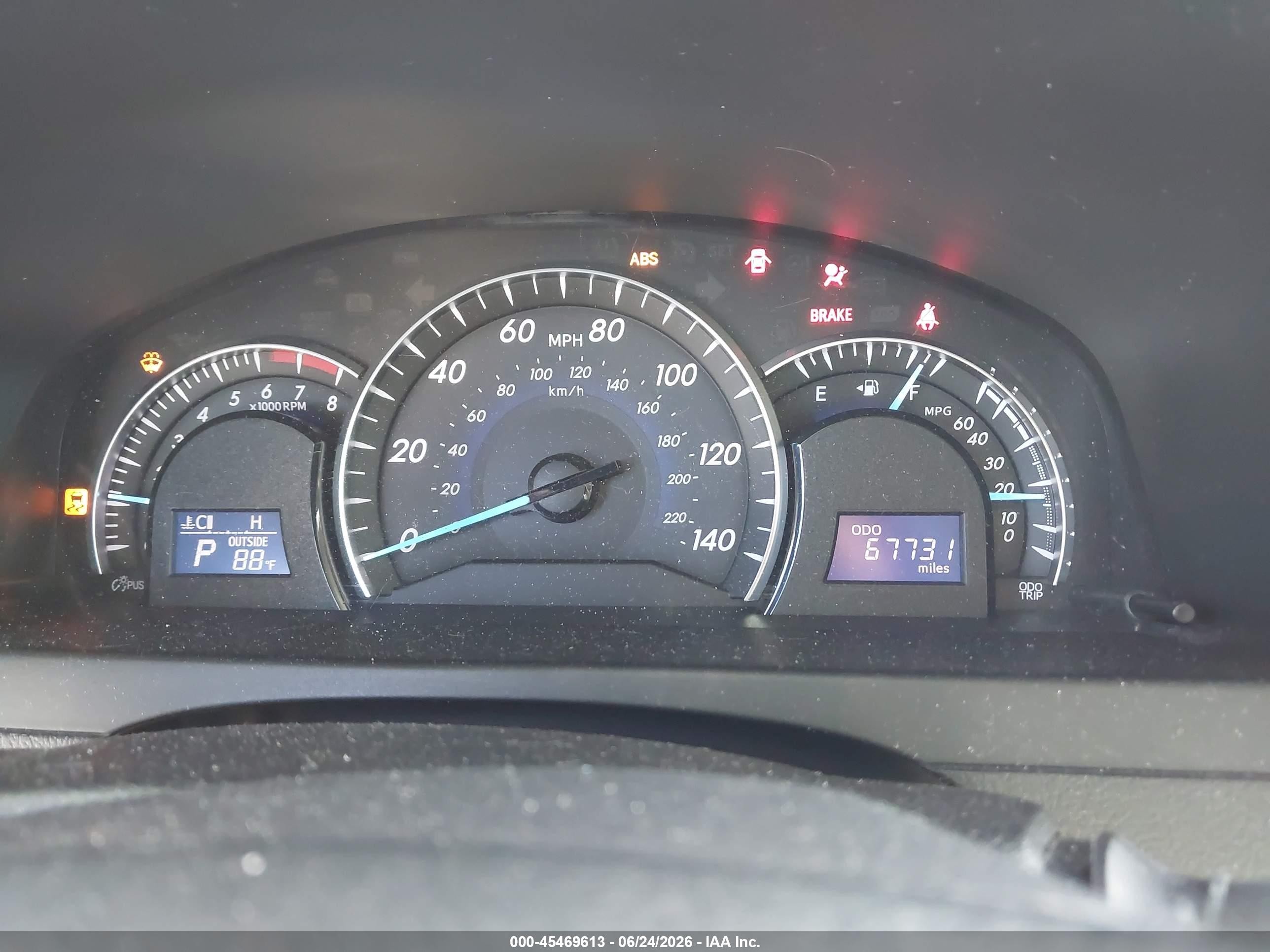 2012 Toyota Camry Xle V6 Серый vin: 4T1BK1FK3CU517139