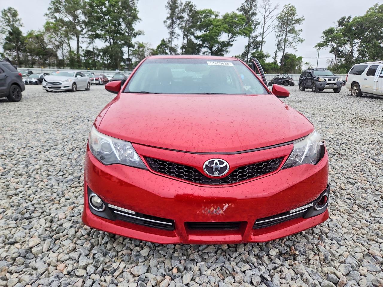 2012 Toyota Camry Se V6 Red vin: 4T1BK1FK3CU520848
