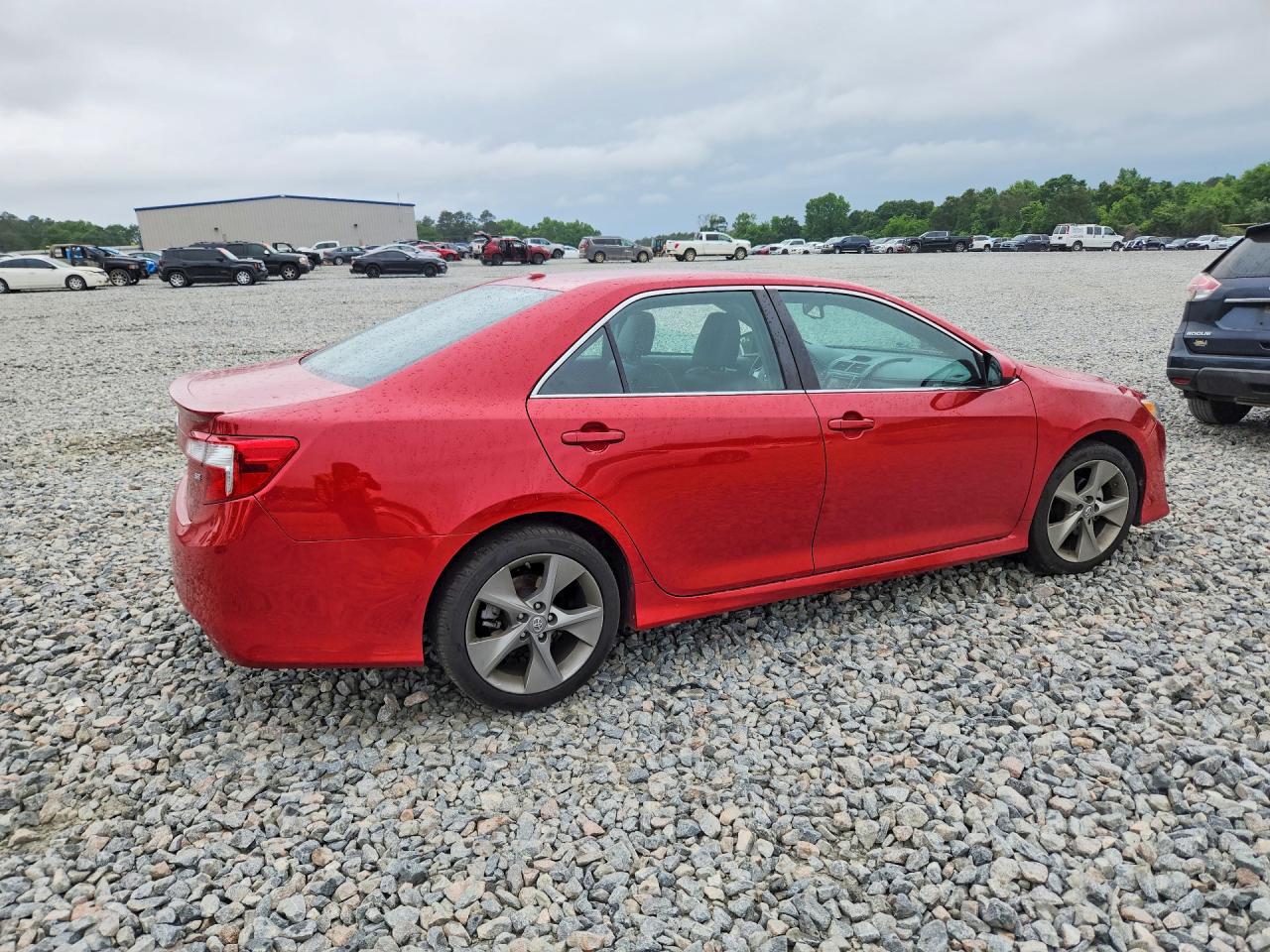 2012 Toyota Camry Se V6 Red vin: 4T1BK1FK3CU520848