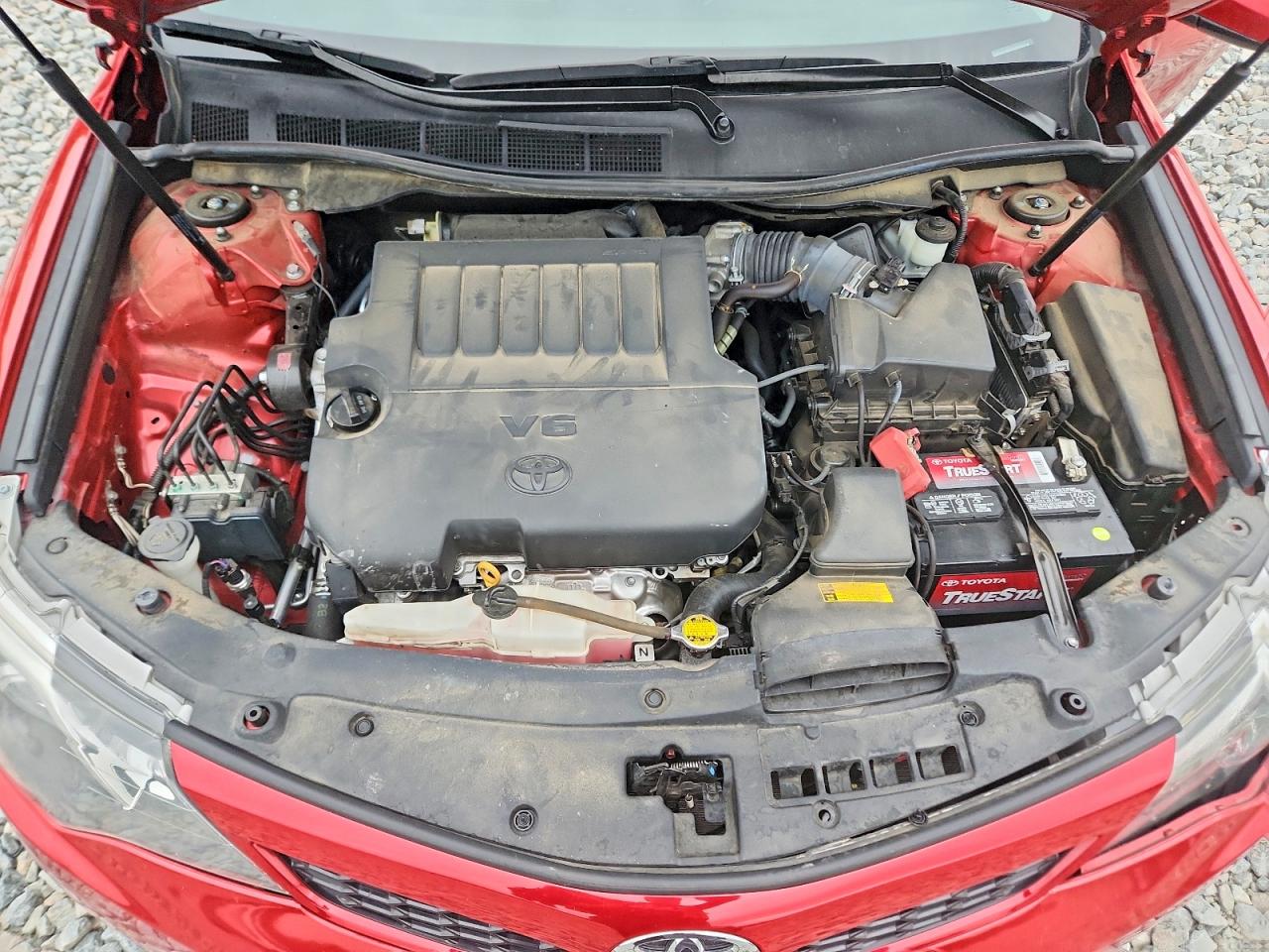 2012 Toyota Camry Se V6 Red vin: 4T1BK1FK3CU520848