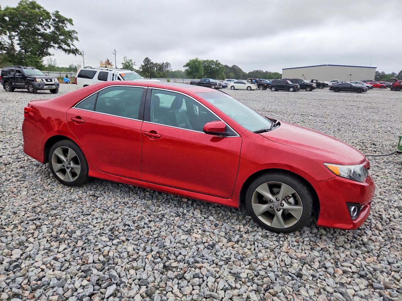 2012 Toyota Camry Se V6 Red vin: 4T1BK1FK3CU520848