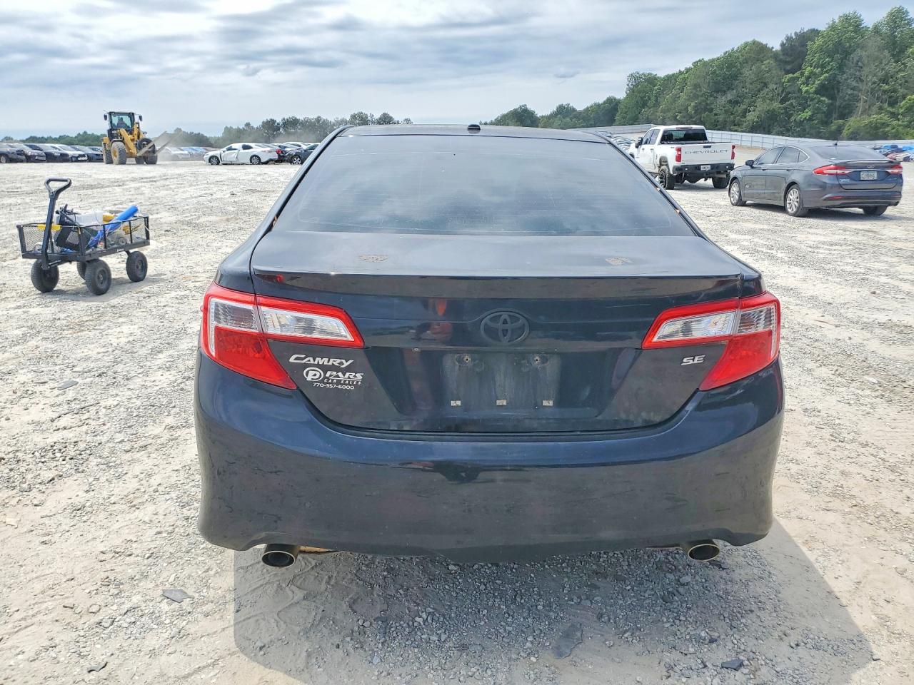 2012 Toyota Camry Se V6 Black vin: 4T1BK1FK3CU521255