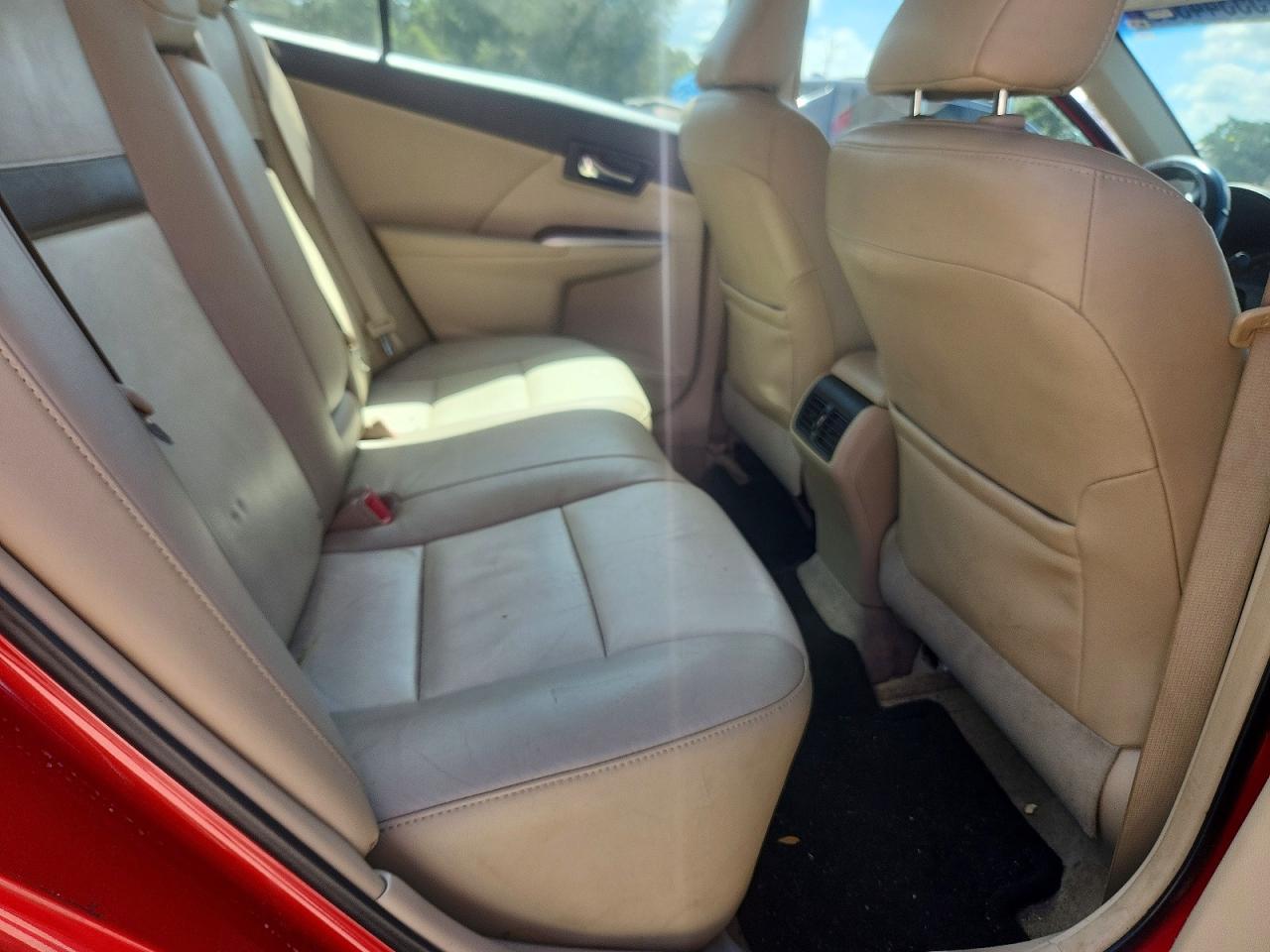 2012 Toyota Camry Xle V6 Red vin: 4T1BK1FK3CU521921