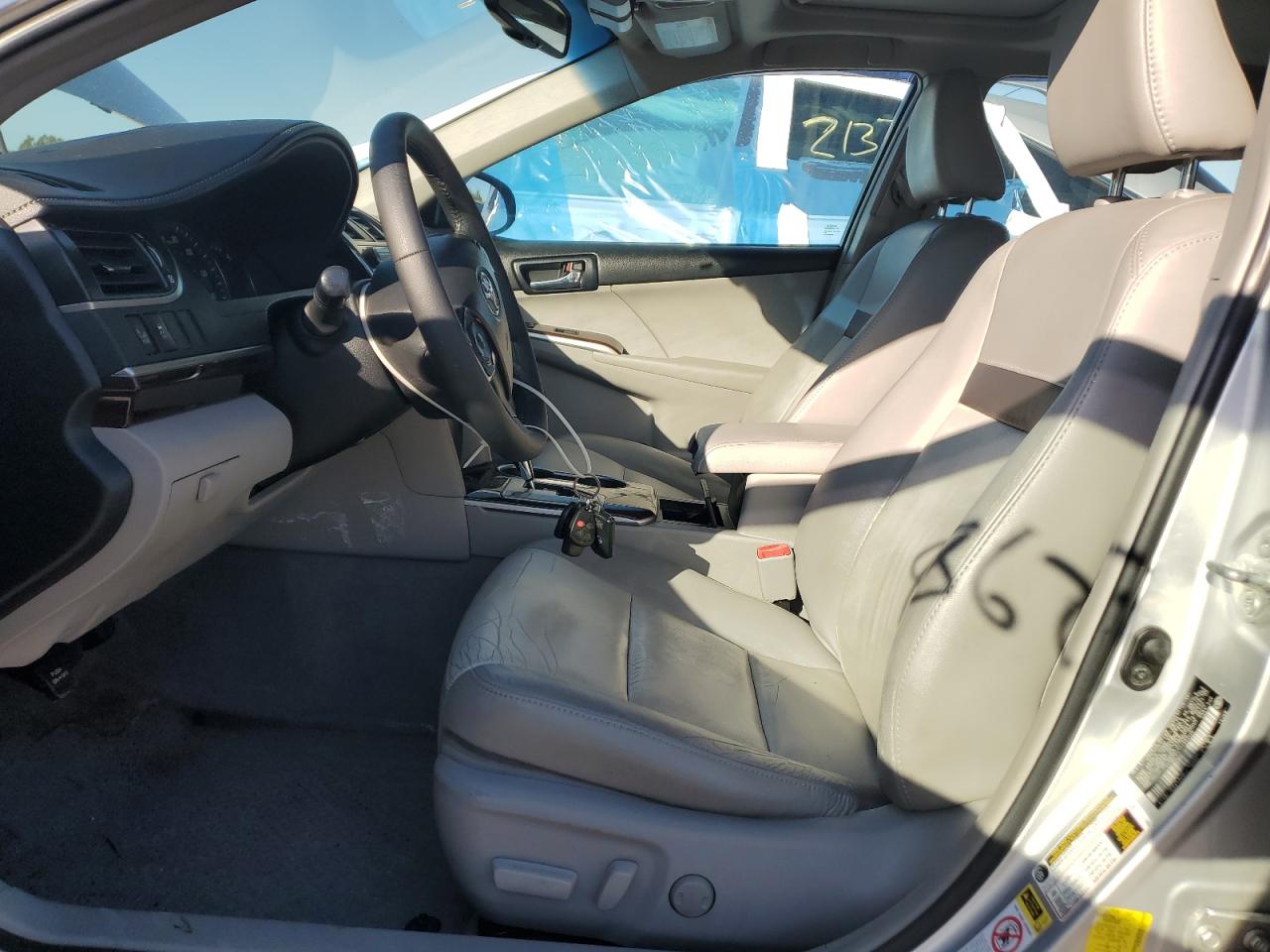 2012 Toyota Camry Xle V6 Silver vin: 4T1BK1FK3CU522504
