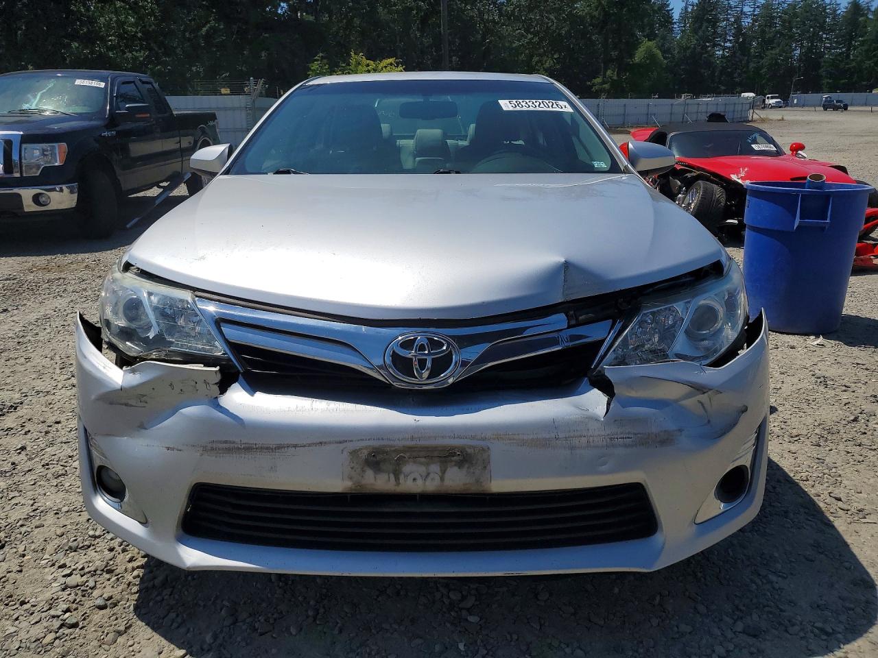 2013 Toyota Camry Xle V6 Silver vin: 4T1BK1FK3DU021341