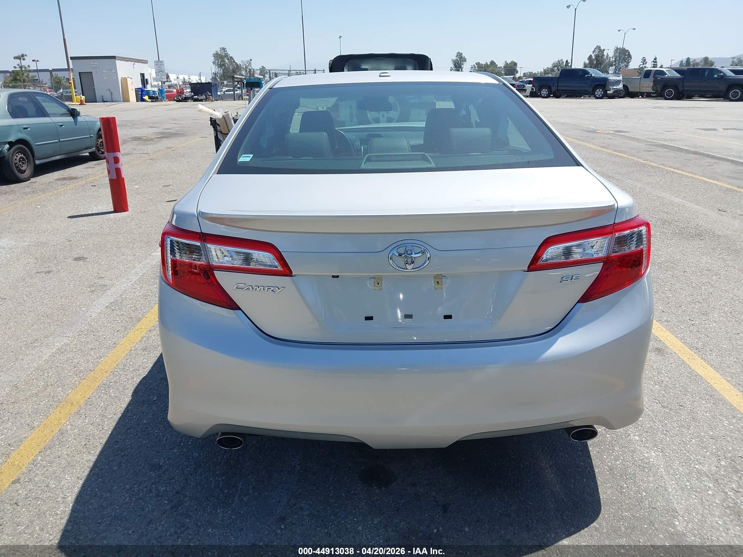 2014 Toyota Camry Se V6 Silver vin: 4T1BK1FK3EU539807