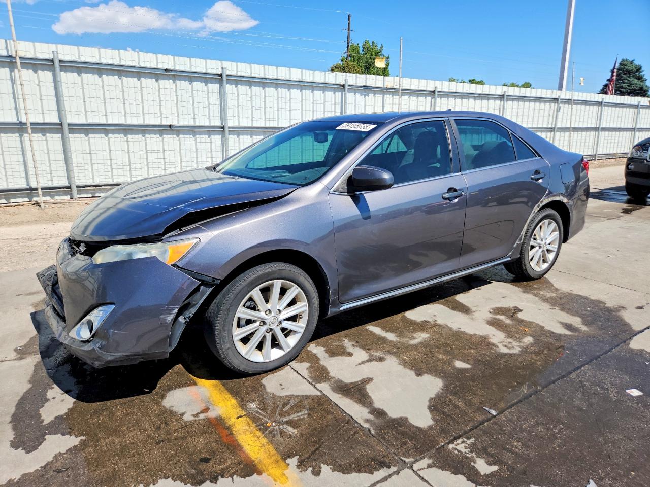 2014 Toyota Camry Xle V6 Gray vin: 4T1BK1FK3EU540598
