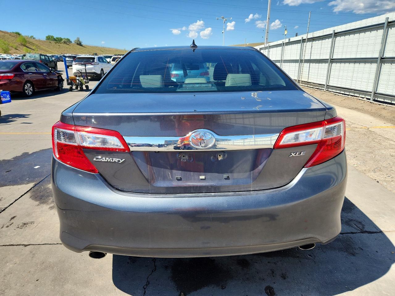 2014 Toyota Camry Xle V6 Gray vin: 4T1BK1FK3EU540598