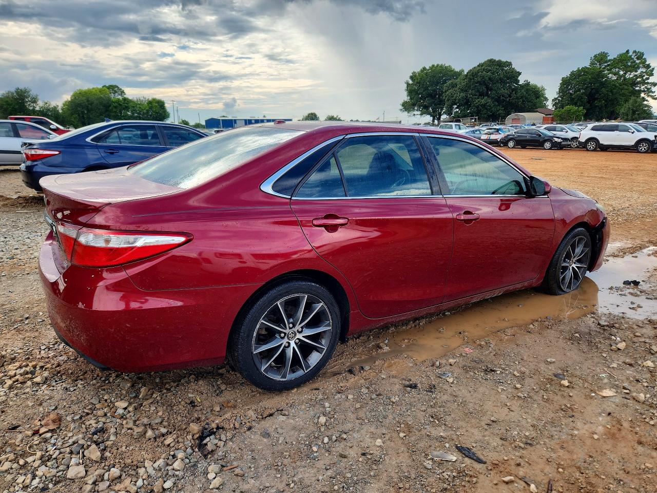 2015 Toyota Camry Xse V6 Maroon vin: 4T1BK1FK3FU554700