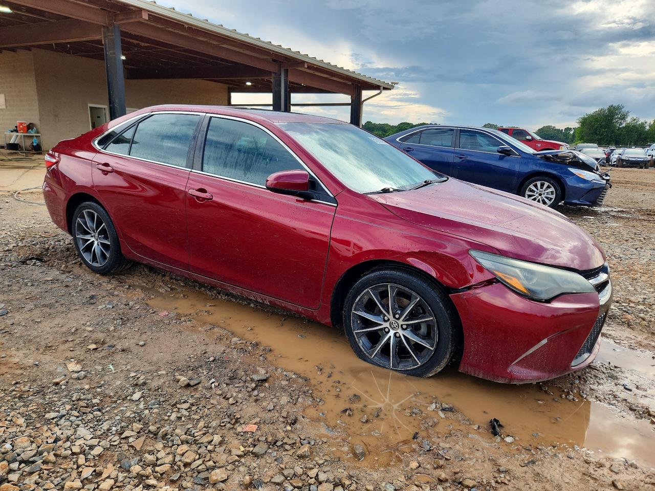 2015 Toyota Camry Xse V6 Maroon vin: 4T1BK1FK3FU554700