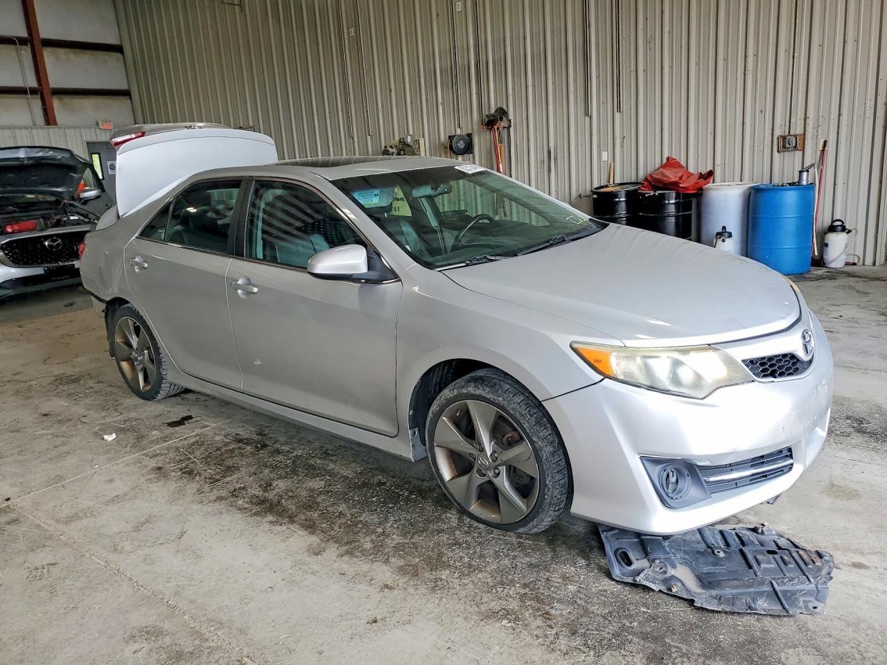 2012 Toyota Camry Se V6 Silver vin: 4T1BK1FK4CU003798