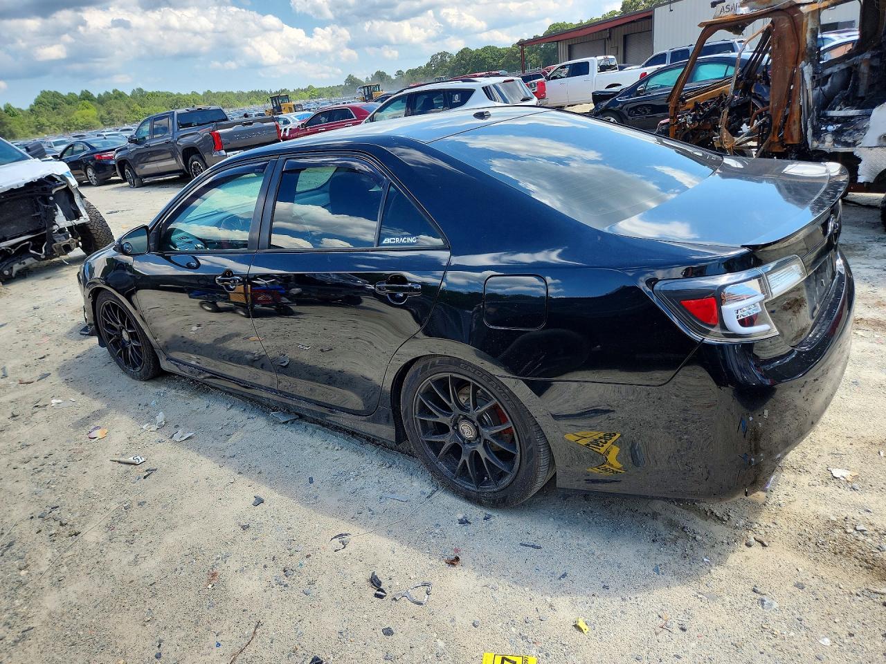 2012 Toyota Camry Se V6 Черный vin: 4T1BK1FK4CU005213